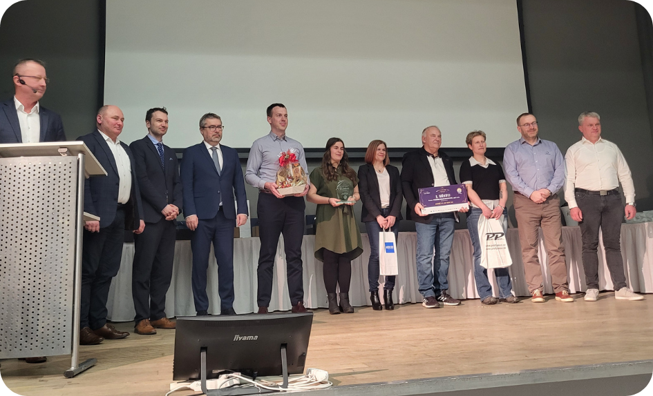 Mléčná farma roku - gratulace